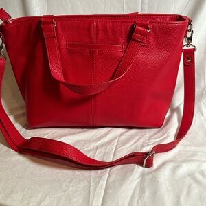 Thirty One JEWELL Red Purse with Insert detachable Strap NEW DEMO
